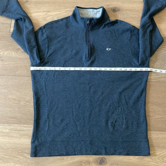 Vineyard Vines Quarter Zip Pullover 100% Pima Cotton Size Large - Picture 4 of 11
